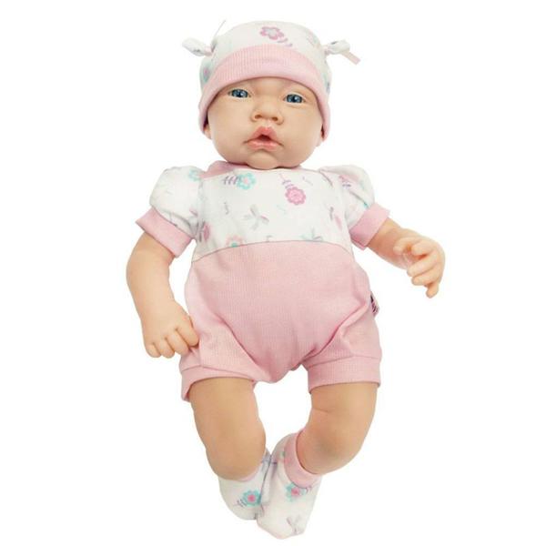 Boneca Bebezinho da Mamae com Macacão 42cm 2082 - Cotiplás - Cotiplas