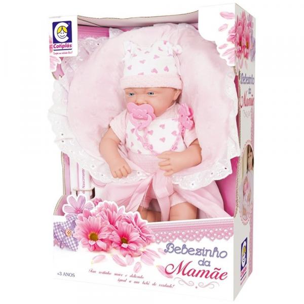 Boneca Bebezinho da Mamãe com Macacão Cotiplás 2082