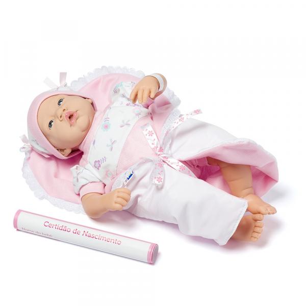 Boneca Bebezinho da Mamãe Deitado - Cotiplás - Cotiplas