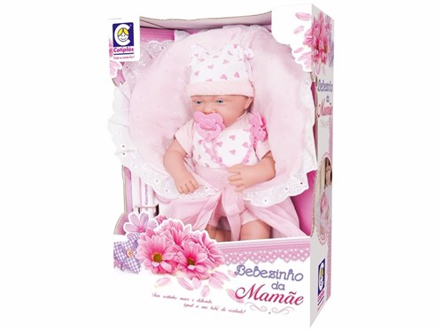 Boneca Bebêzinho da Mamãe Macacão 2082 - Cotiplás