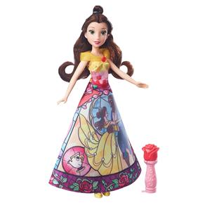 Boneca Bela Hasbro Princesas Disney Vestido Mágico