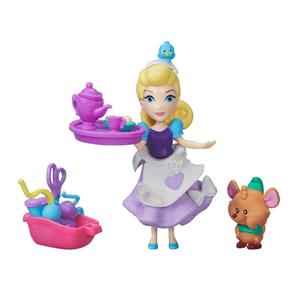 Boneca Cinderela com Amigo - Mini Reino Princesas Disney - Hasbro