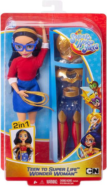Boneca Dc Mulher Maravilha 2 em 1 - Super Hero Girls Mattel