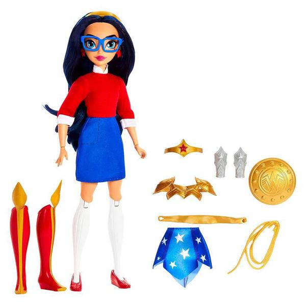 Boneca DC Super Hero Girls Mulher Maravilha 2 em 1 - Mattel
