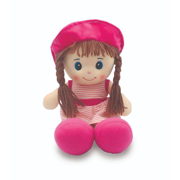 Boneca de Pano 30cm Unik Toys Rosa