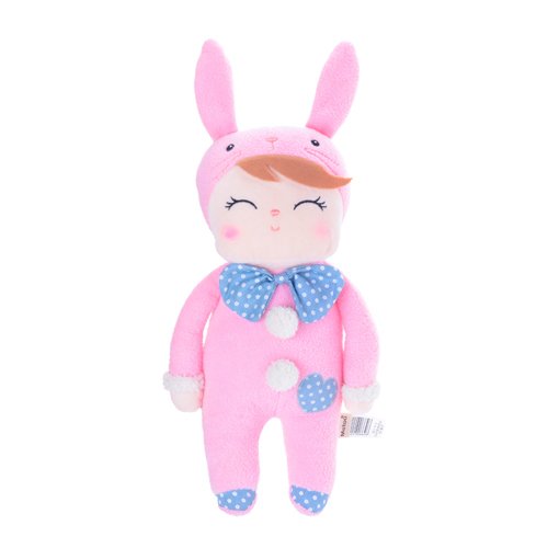 Boneca de Pano Angela Pink Bunny - Metoo Dolls (Pronta Entrega)