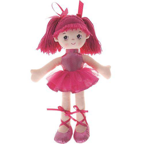 Boneca de Pano Buba Bailarina Glitter Pink
