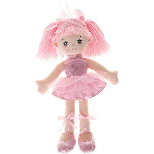 Boneca de Pano Buba Bailarina Glitter Rosa