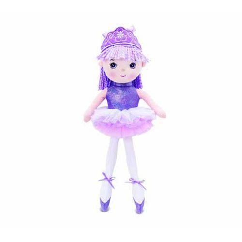 Boneca de Pano Princesa Bailarina Roxa