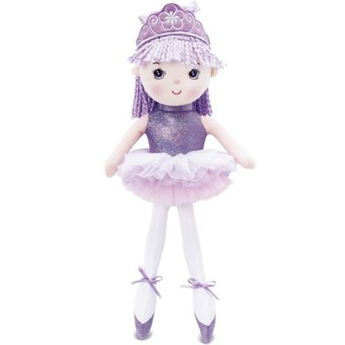 Boneca de Pano Princesas Bailarina Roxa - Buba