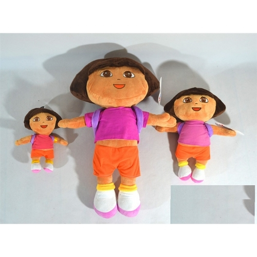 Boneca de Pelucia Dora Aventureira com Mochila 25cm