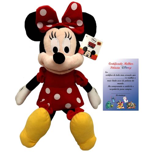 Boneca de Pelúcia G Disney Minnie Mouse com Som Multikids