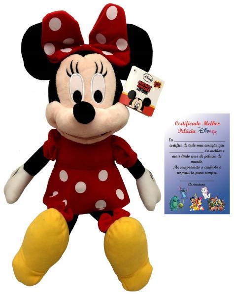 Boneca de Pelúcia G Disney Minnie Mouse com Som - Multikids