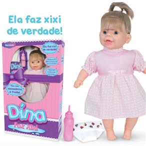 Boneca Dina Faz Xixi