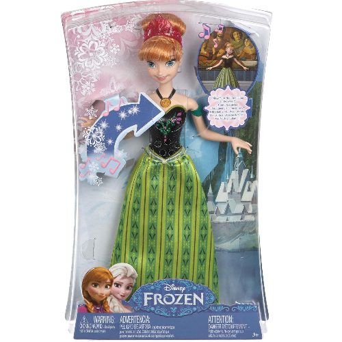 Tudo sobre 'Boneca Disney Frozen Anna Musical Cmk70 Mattel'
