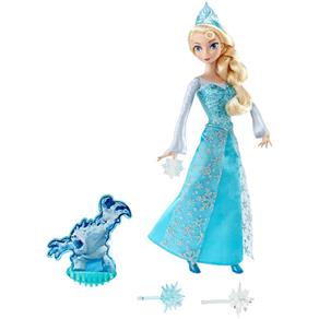 Boneca Disney Frozen Princesa Elsa em Açao Mattel Cgh15