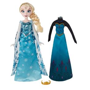 Boneca Disney Frozen - Vestidos Reais - Elsa B5170 - Hasbro