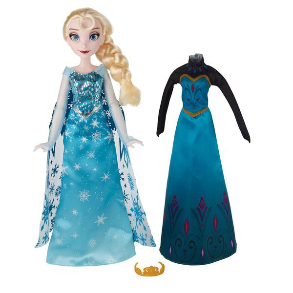 Boneca Disney Frozen - Vestidos Reais - Elsa - Hasbro