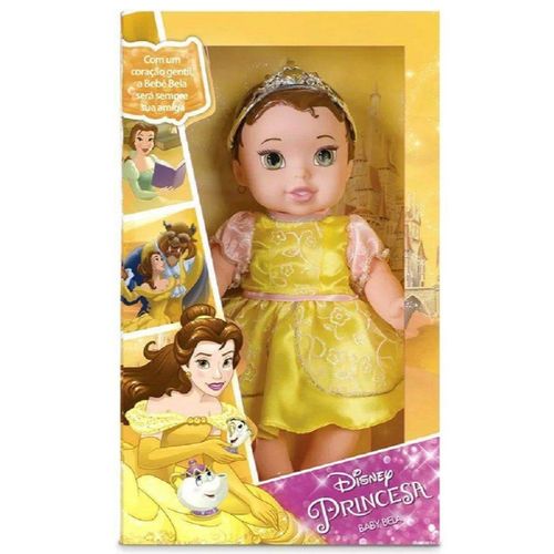 Boneca Disney Princesa Baby Bela Vinil 6437 - Mimo