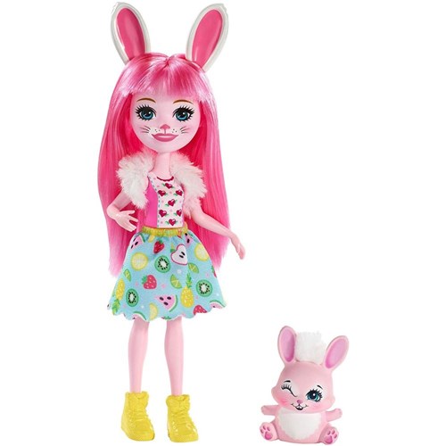 Boneca e Bichinho Enchantimals - Bree Bunny e Twist Mattel
