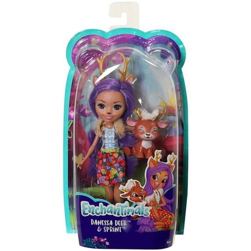 Boneca e Bichinho Enchantimals - Danessa Deer e Sprint Mattel