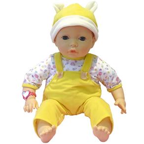 Boneca Emotion Baby Amarela com Acessórios BR023A - Multikids