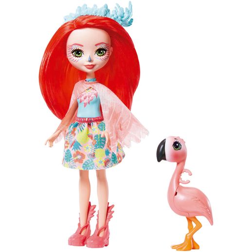 Boneca Enchantimals Bichinhos Fanci Flamingo e Swash- Mattel