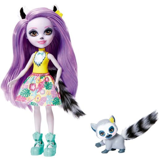 Boneca Enchantimals Bichinhos Lemur e Ringlet - Mattel