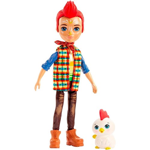 Boneca Enchantimals Redward Rooster e Cluck - Mattel