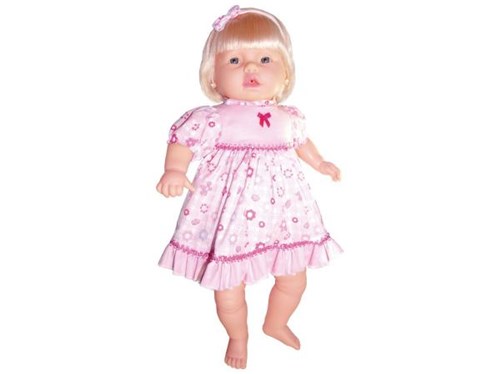 Boneca Fala Bebê com Cabelo com Acessórios - Sid-Nyl