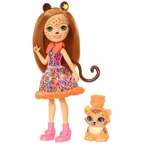 Boneca Fashion e Animal - Enchantimals - Cherish Cheetah e Quick-Quick - Mattel Mattel