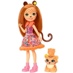Boneca Fashion e Animal - Enchantimals - Cherish Cheetah e Quick-Quick - Mattel