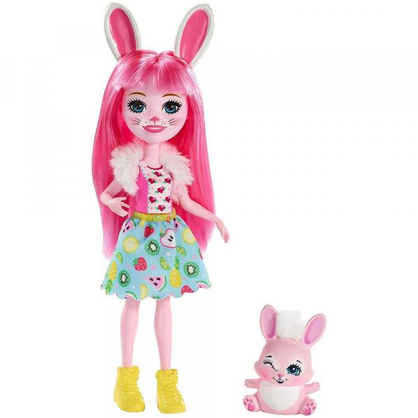 Boneca Fashion e Pet - Enchantimals -Bree Bunny e Twist - Mattel