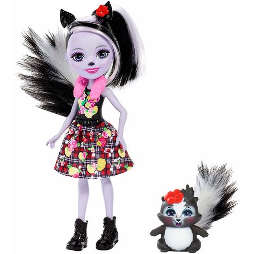 Boneca Fashion e Pet - Enchantimals - Sage Skunk e Capper