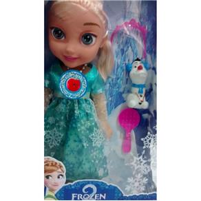 Tudo sobre 'Boneca Frozen Disney Princesa Elsa Sonoro + Mini Olaf'