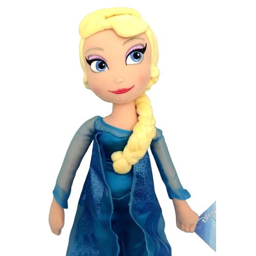 Boneca Frozen Pelúcia Princesa Elsa 50cm Long Jump