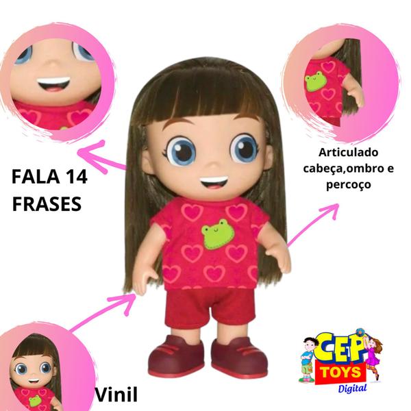 Boneca Gi Neto Original Fala 14 Frases- Brinquedos Rosita