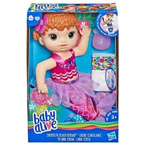 Boneca Hasbro Baby Alive Linda Sereia Ruiva