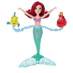 Boneca Hasbro Disney Princesas Girar e Nadar Ariel