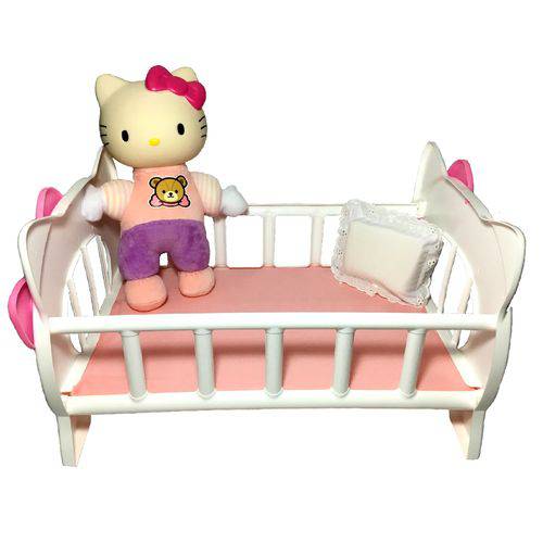 Tudo sobre 'Boneca Hello Kitty Hora Nanar Bercinho Berço - Baby Brink'