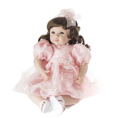 Boneca Laura Doll Pink Rose - Bebe Reborn - 1502