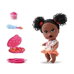 Boneca Little Dolls Come Come Negra Diver Toys