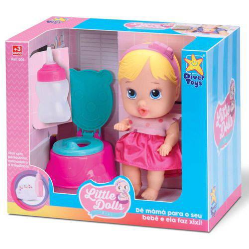 Tudo sobre 'Boneca Little Dolls Faz Xixi Diver Toys'