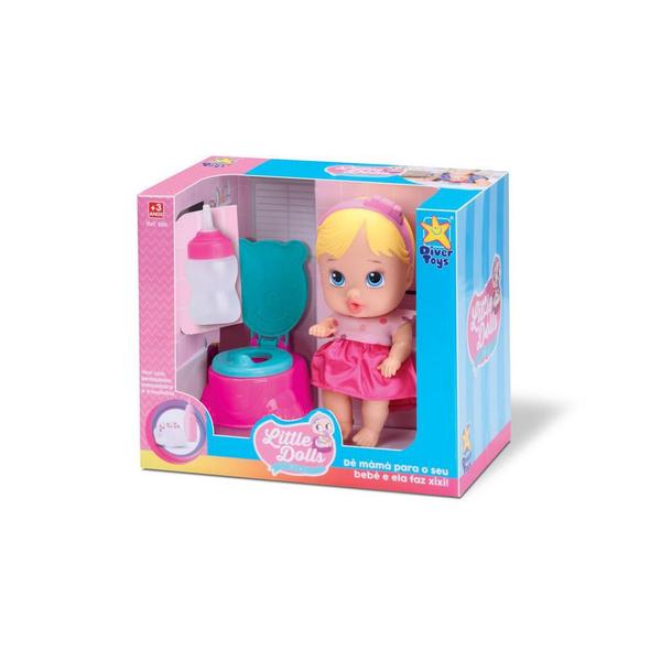 Boneca Little Dolls Faz Xixi - Diver Toys