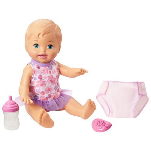 Boneca Little Mommy - Bebê Faz Xixi - Loira - Mattel