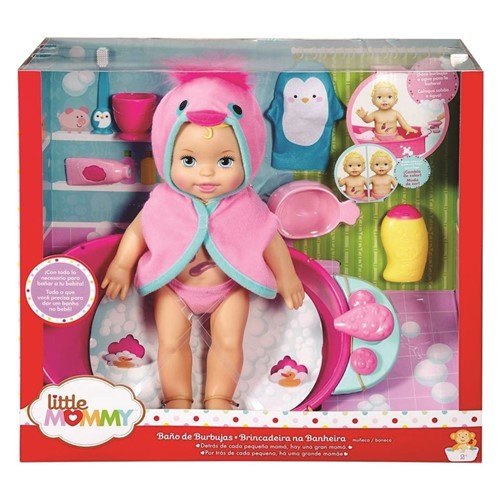 Boneca Little Mommy Brincadeira na Banheira Original Mattel