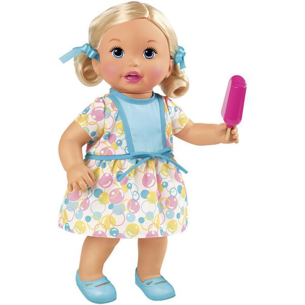 Boneca Little Mommy Hora de Comer e Lavar - Mattel