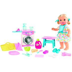 Boneca Little Mommy Mattel Hora de Comer e Lavar