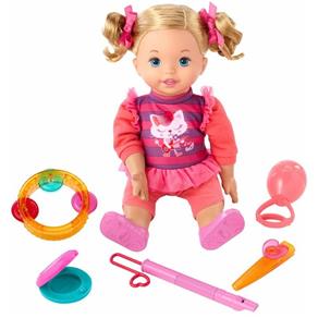 Boneca Little Mommy - Minha Primeira Aula de Música - Mattel