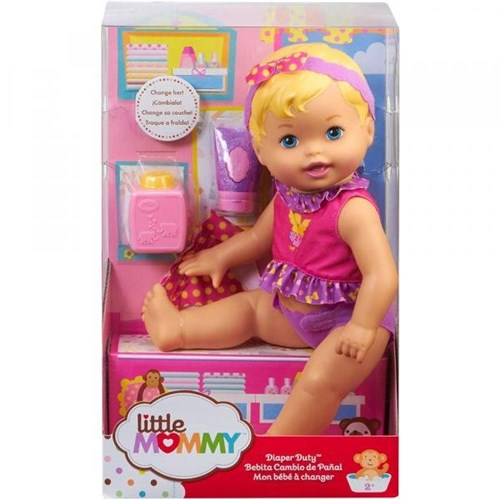 Boneca Little Mommy Momentos do Bebe Hora de Trocar as Fraldas Mattel